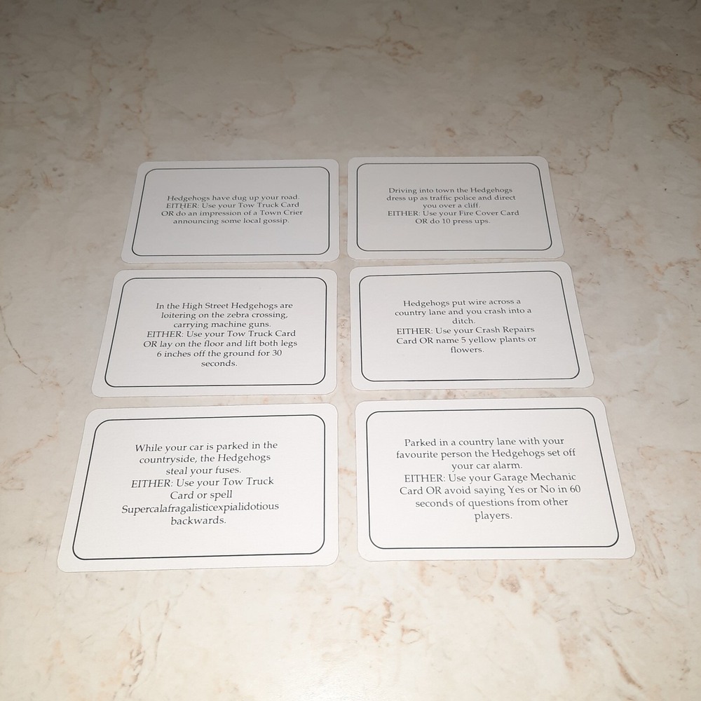 Hedgehogs Revenge Vintage Game Replacement Piece Cards - Picture 3 of 16